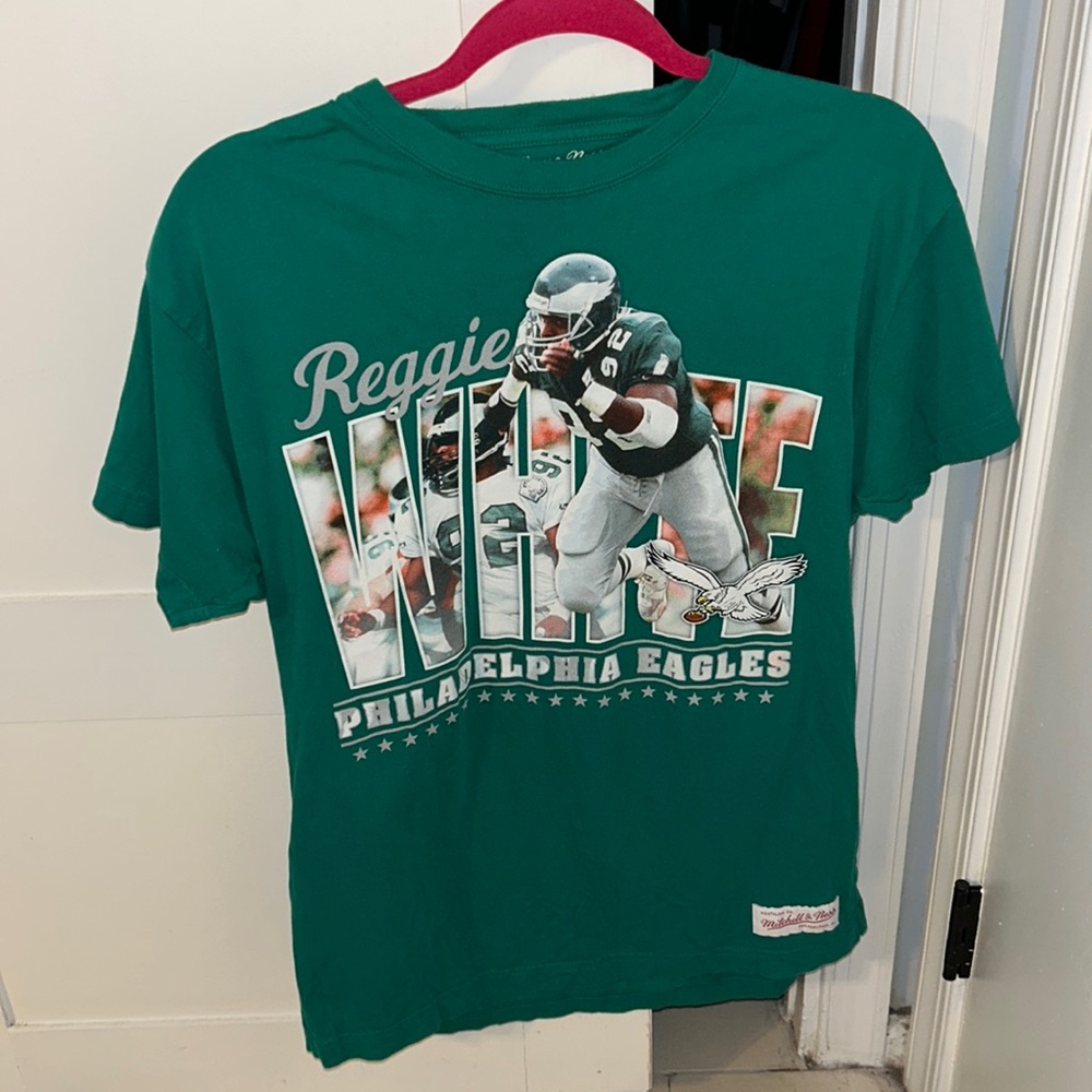Mitchell & Ness Kelly Green Reggie White Tee
